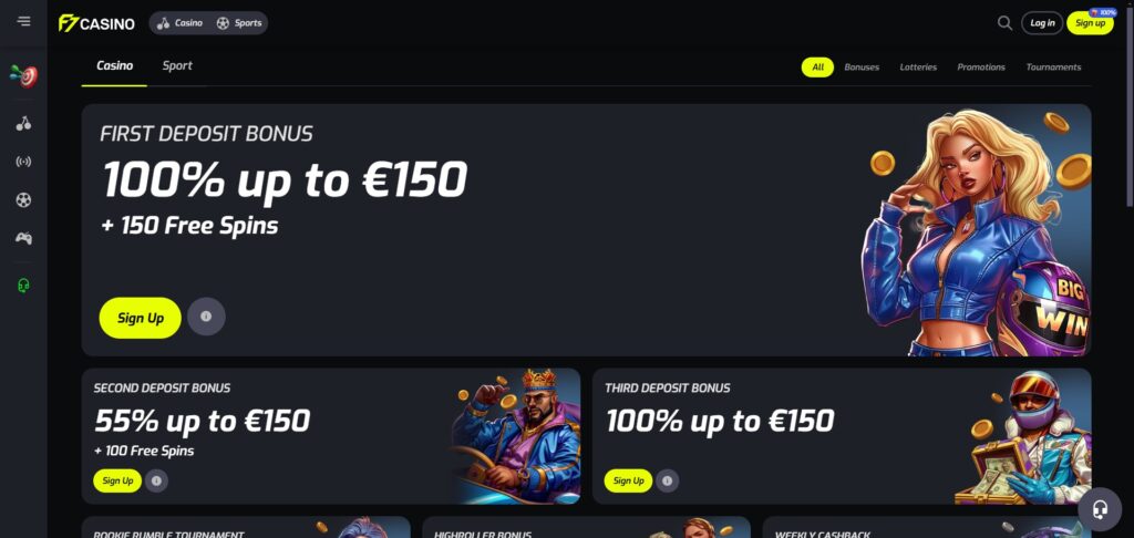 Discover F7 Casino promotion page