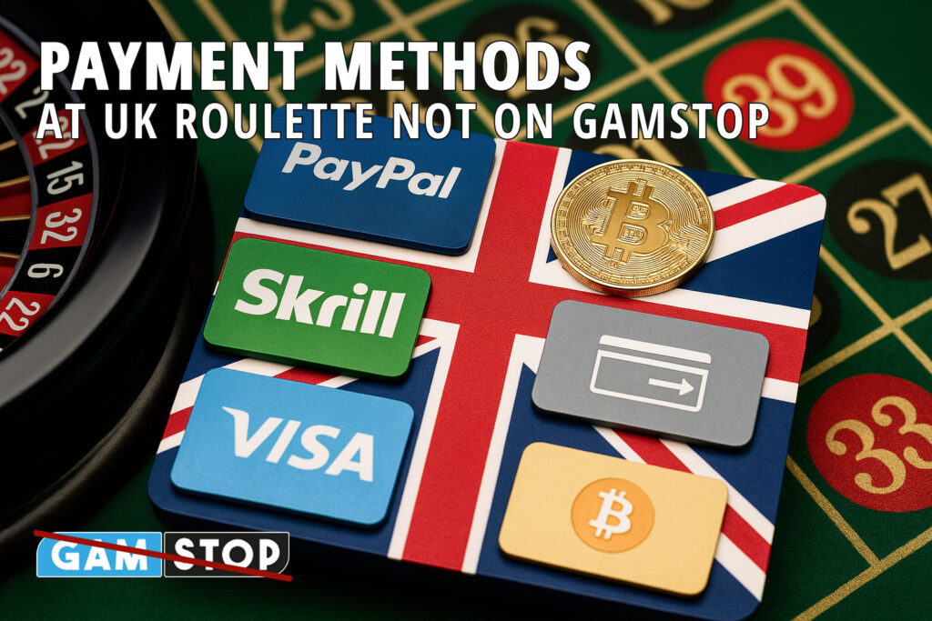 Explore payment methods at UK roulette not on GamStop