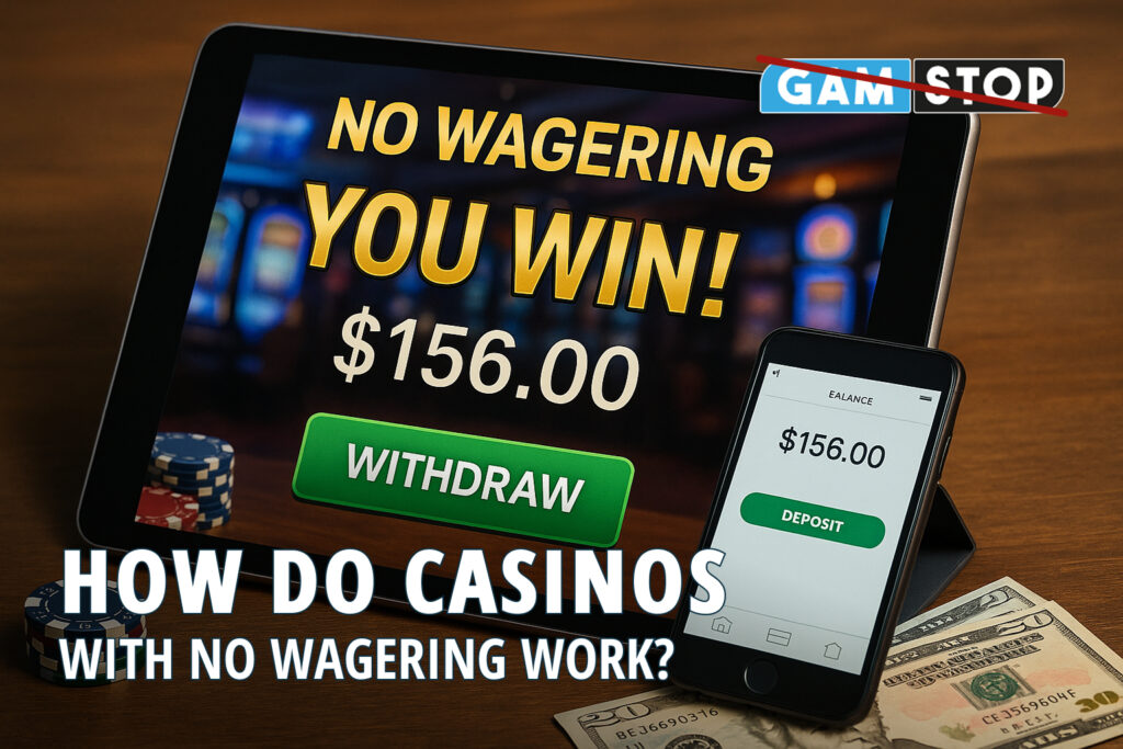 Discover how do casinos with no wagering work?