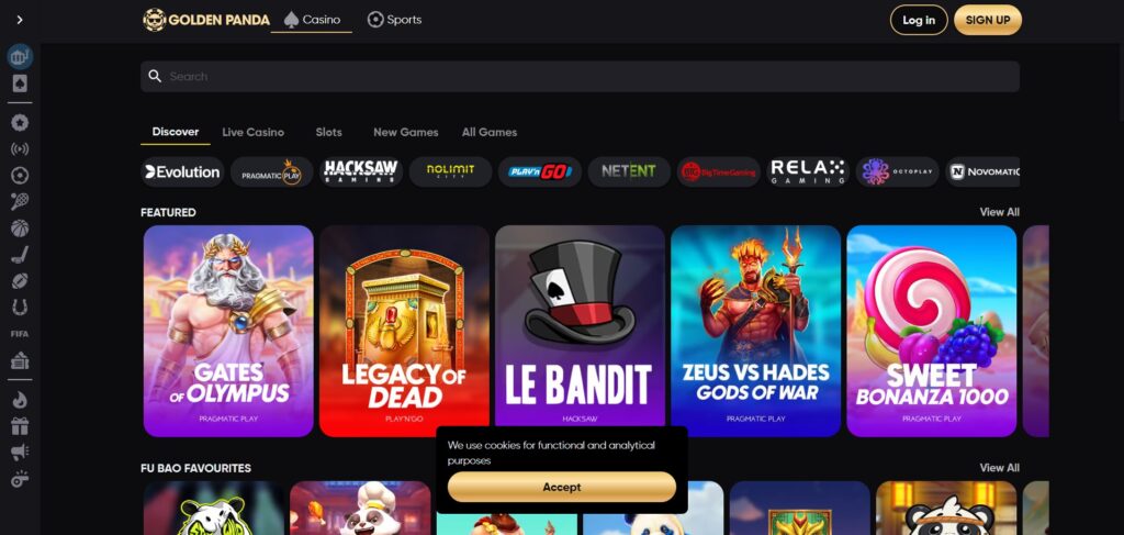 Golden Panda Games Page
