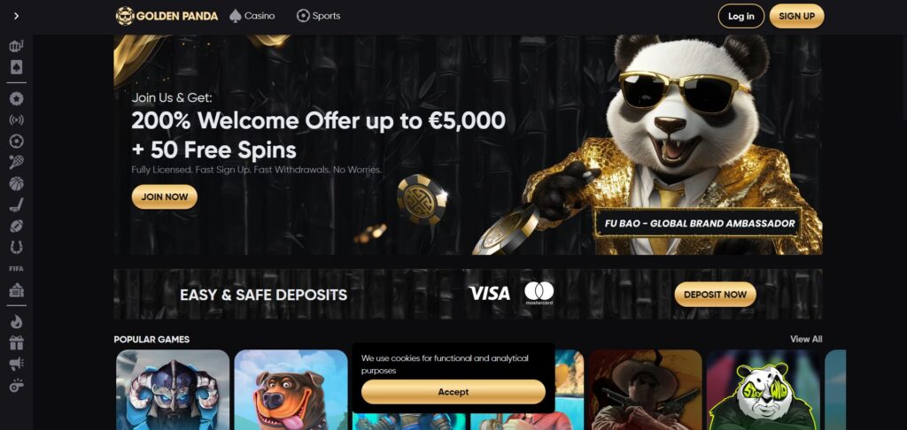 Golden Panda Home Page