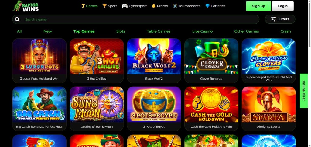 Raptor Wins Games Page