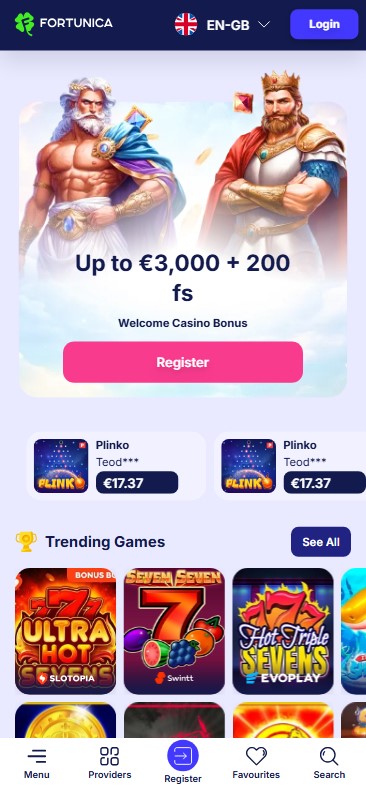 Learn Fortunica Casino mobile app